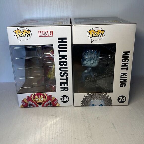 Funko POP! Deluxe Game of Thrones Vinyl Figure NIGHT KING  #74 Avengers Hulkbust - Picture 4 of 7